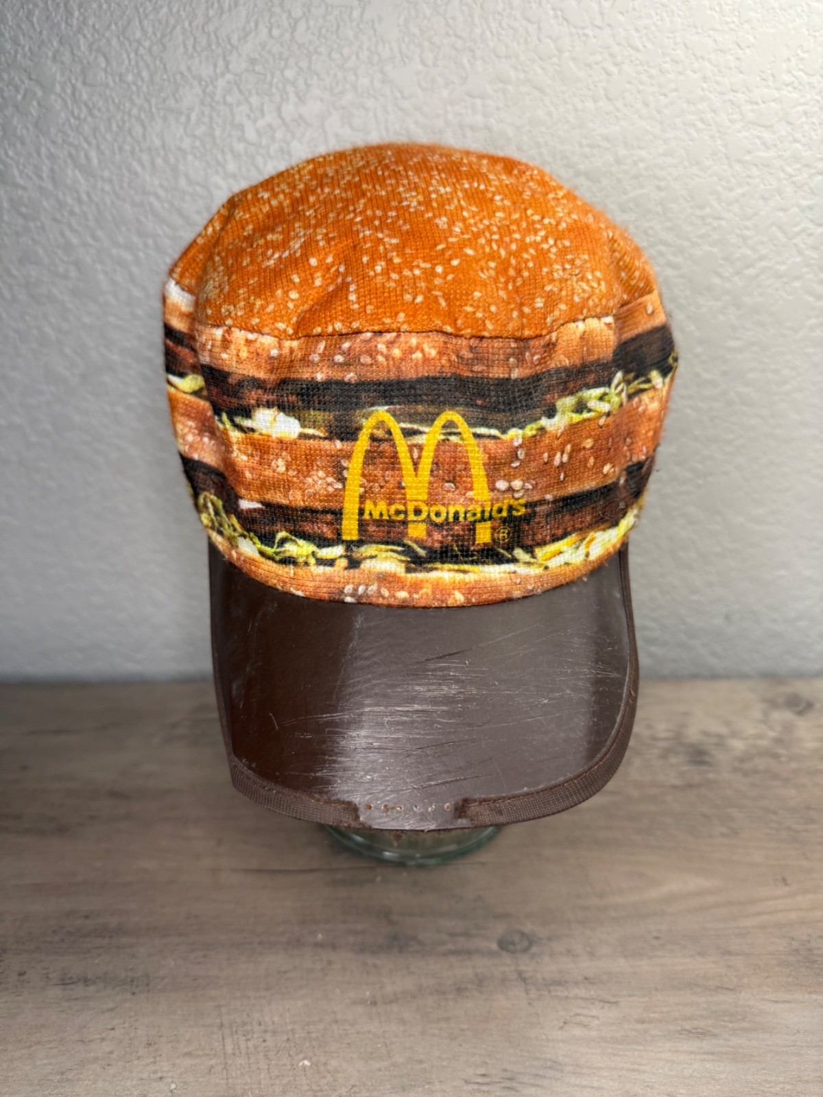 vintage 1980's mcdonalds big mac hat 
