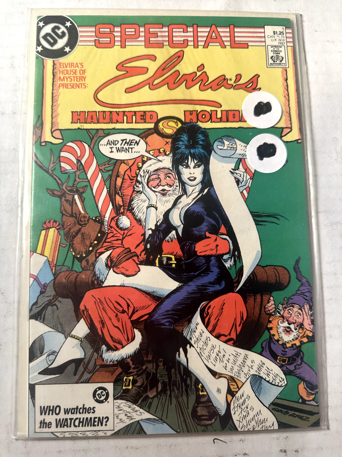 Elvira's House of Mystery #2-10 &Haunted Holidays Special (DC 1986) $8 flat ship