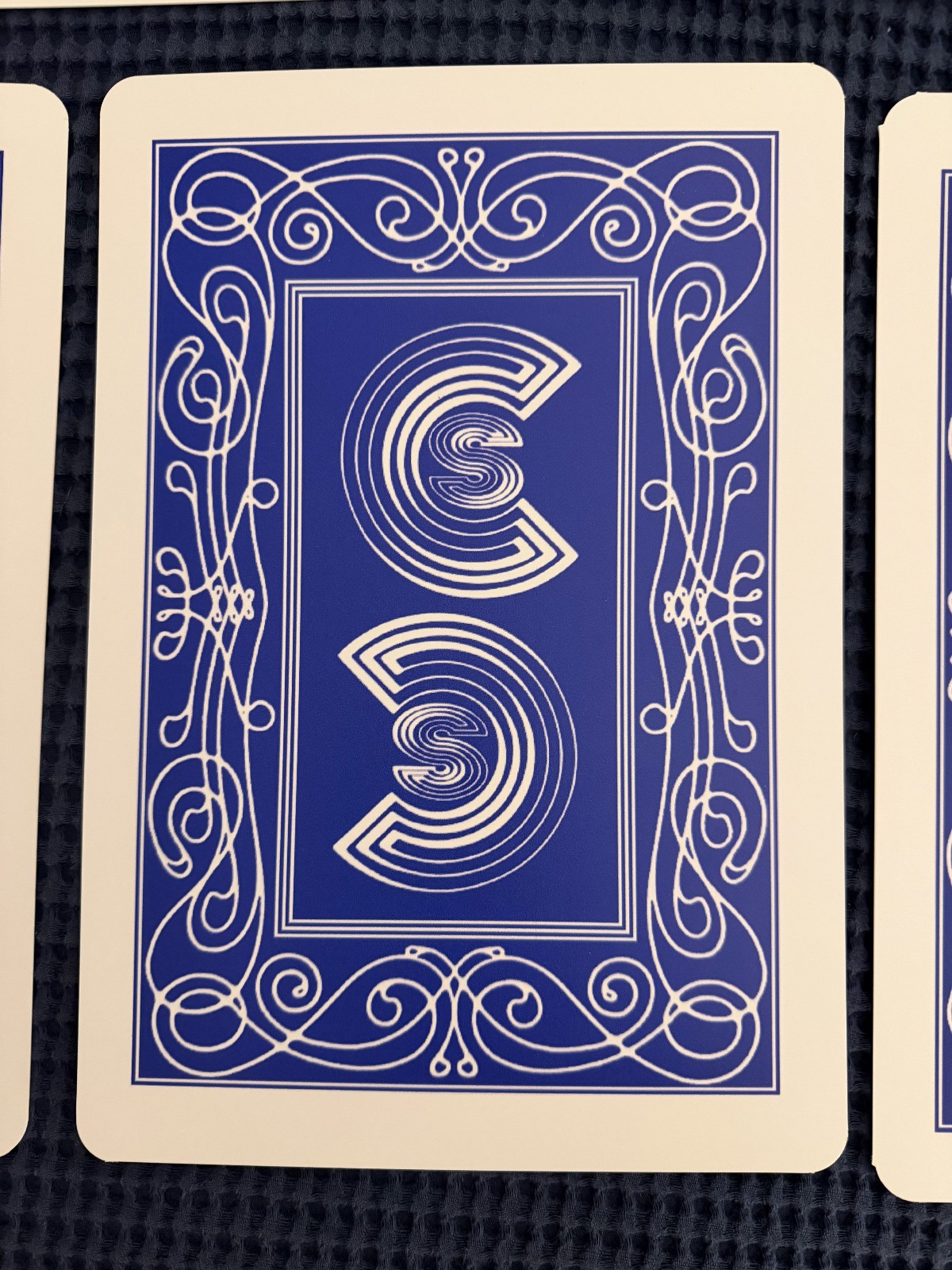 CARD SHARKS Playing Cards Original Game Show Size + Money Cards -- BLUE DECK