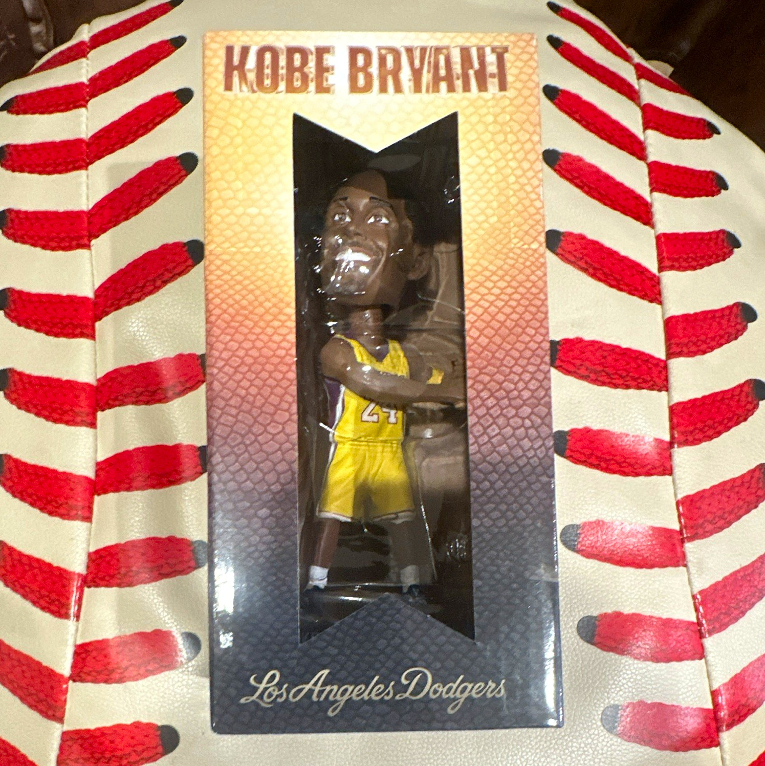 Kobe Bryant Los Angeles Dodgers Mamba Forever Plastic Bobblehead Multicolor