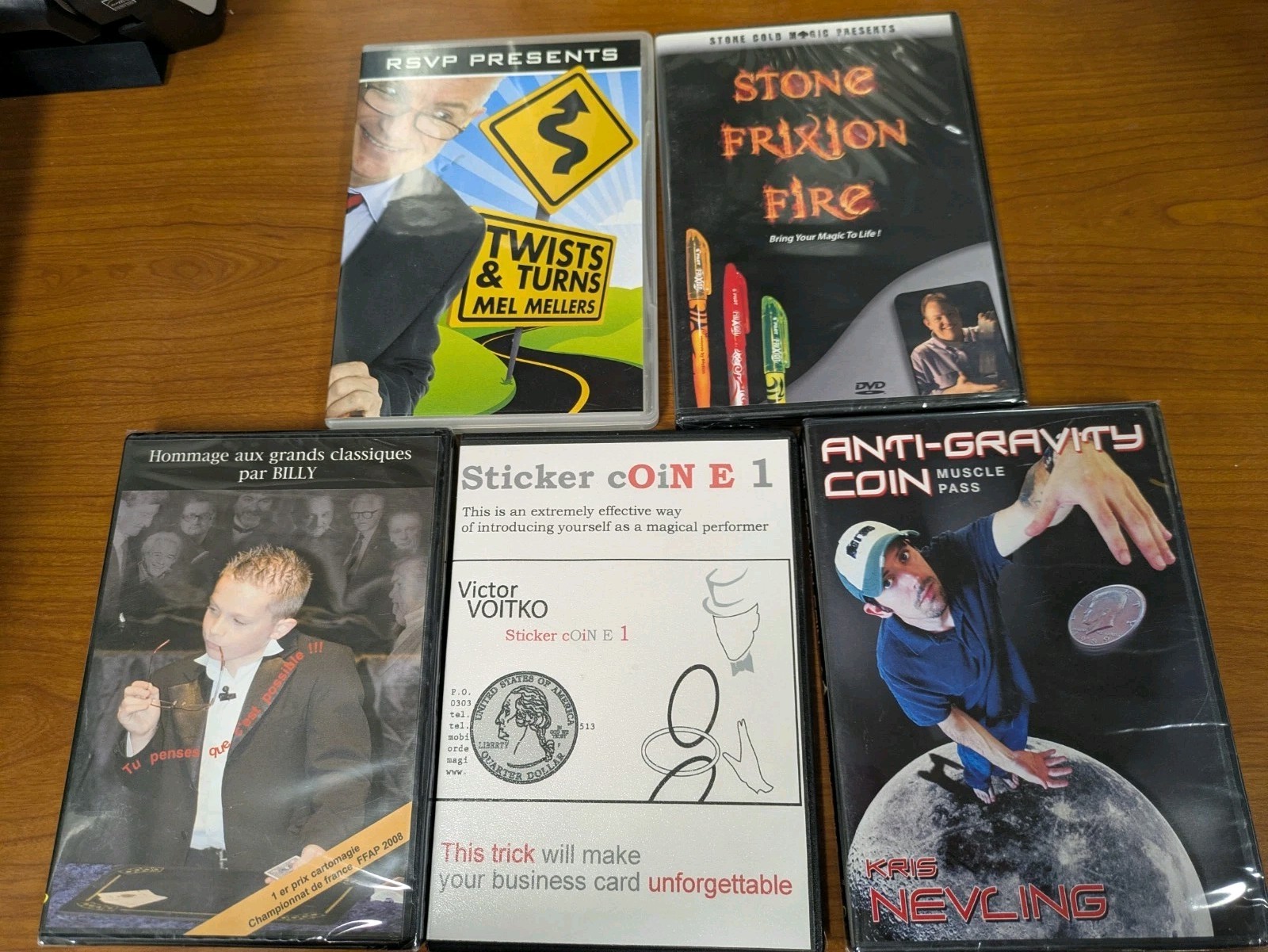 Lot of 5 Magic DVD's New