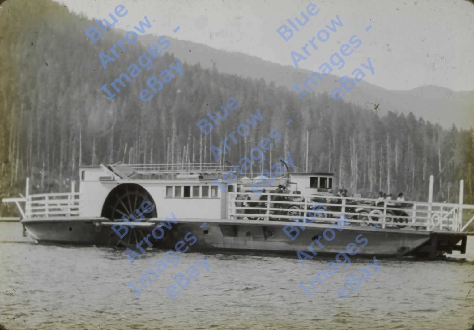 Vintage 35mm Slide Storm King Ferry Lake Crescent Washington #9063