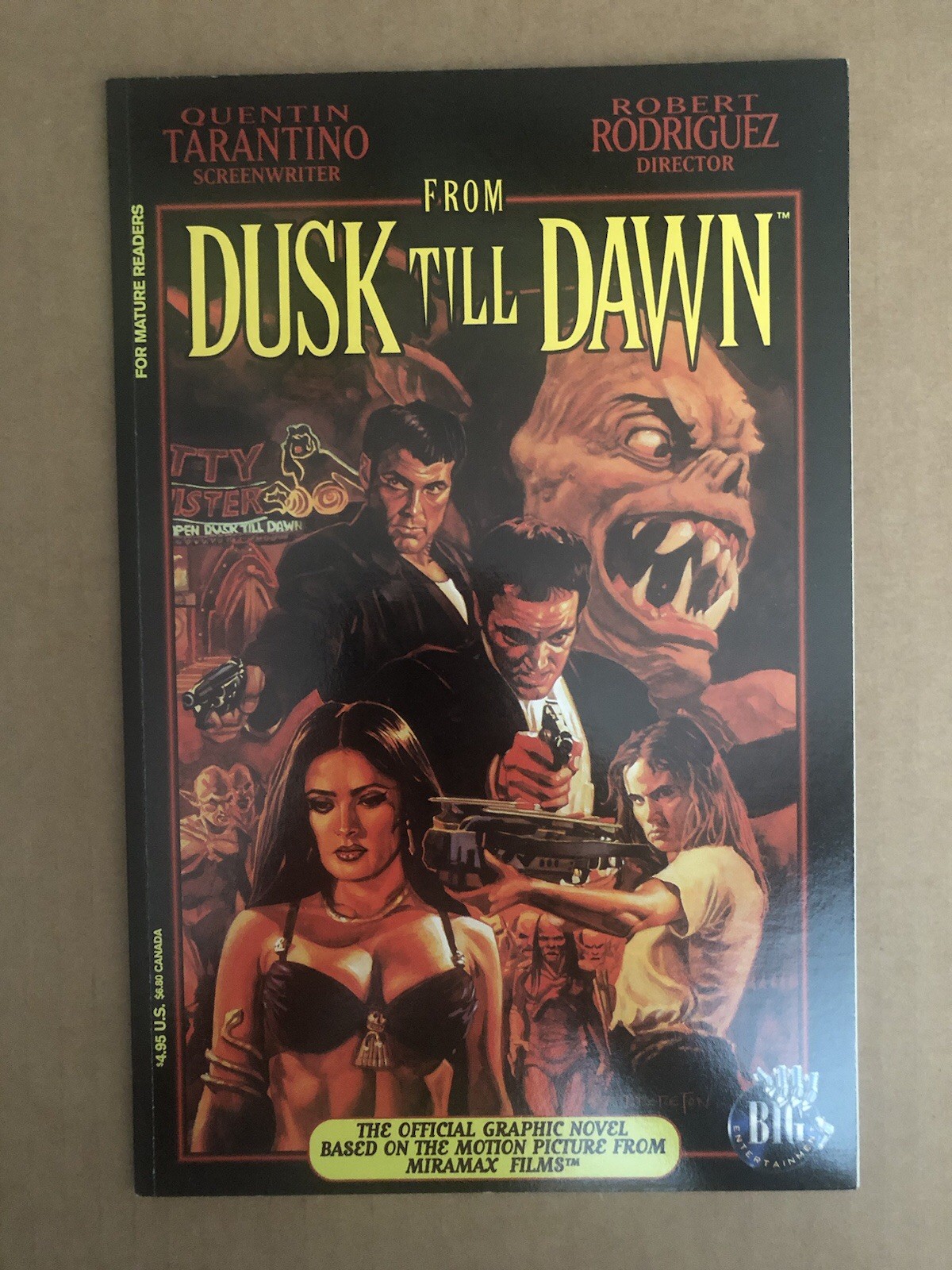 From Dusk Till Dawn #1 (1996) Big Entertainment Comic Tarantino Rodriguez - NM