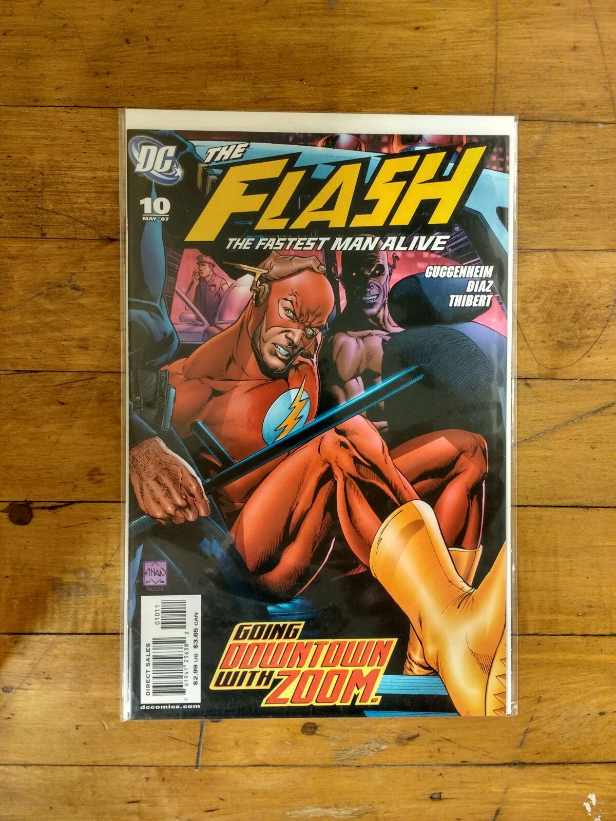 DC The Flash The Fastest Man Alive Downtown With Zoom #10  Unread Condition