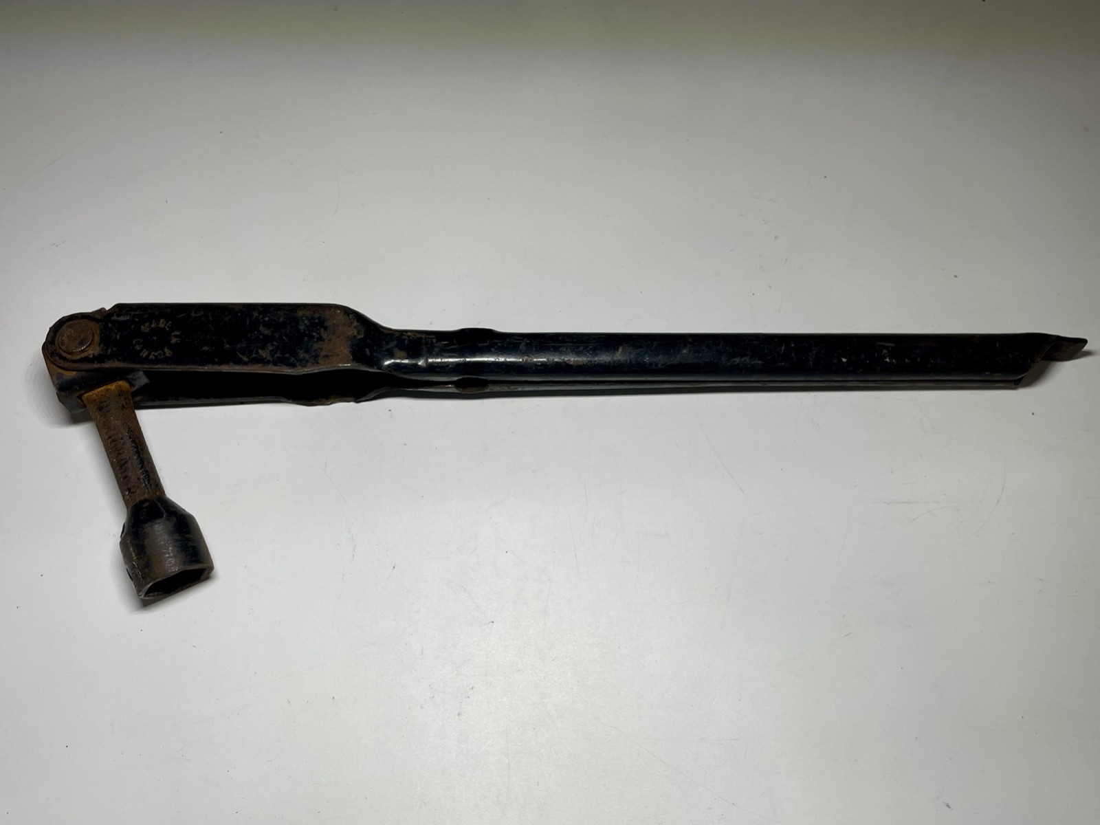 Vintage Folding Jack Handle Lug Wrench