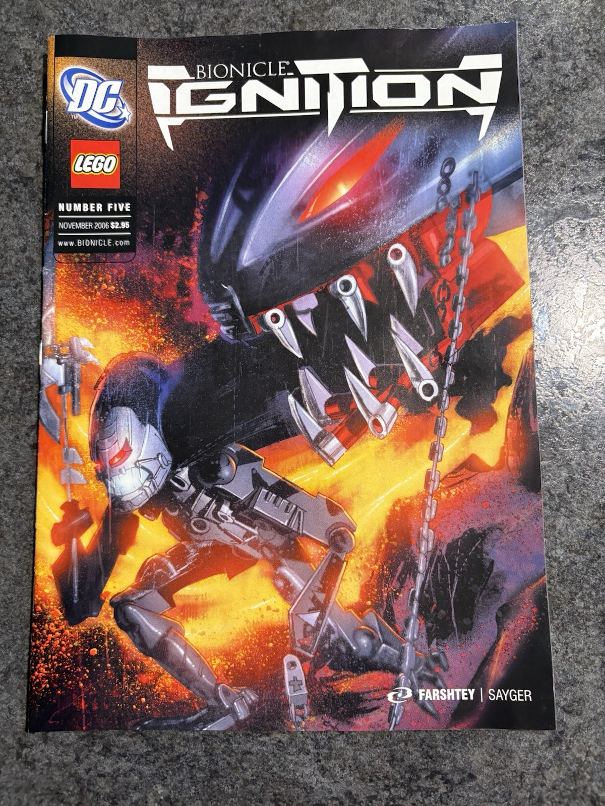 BIONICLE: Ignition #5 (DC Comics November 2006)