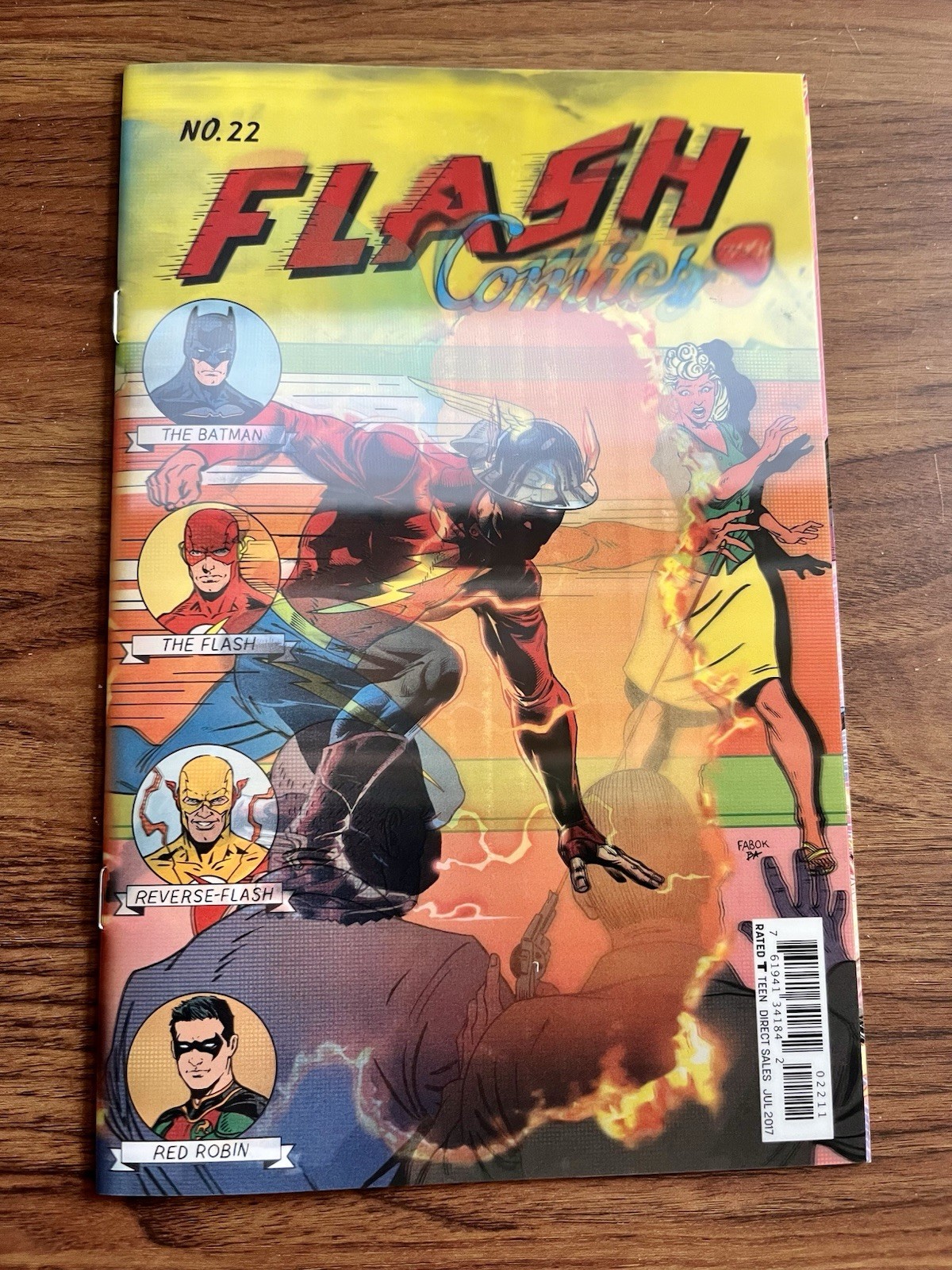 FLASH (Vol. 5) #22 NM, Lenticular, DC Comics 2017