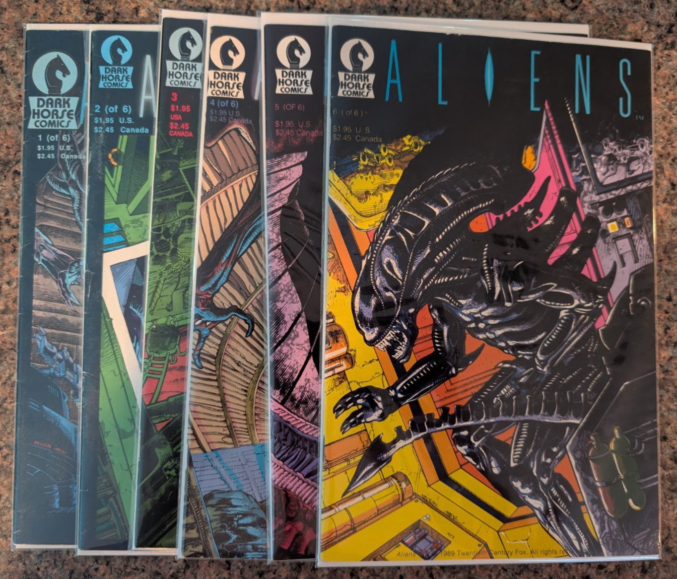 Dark Horse Comics Aliens Vol. 1 #1-6 Complete Set