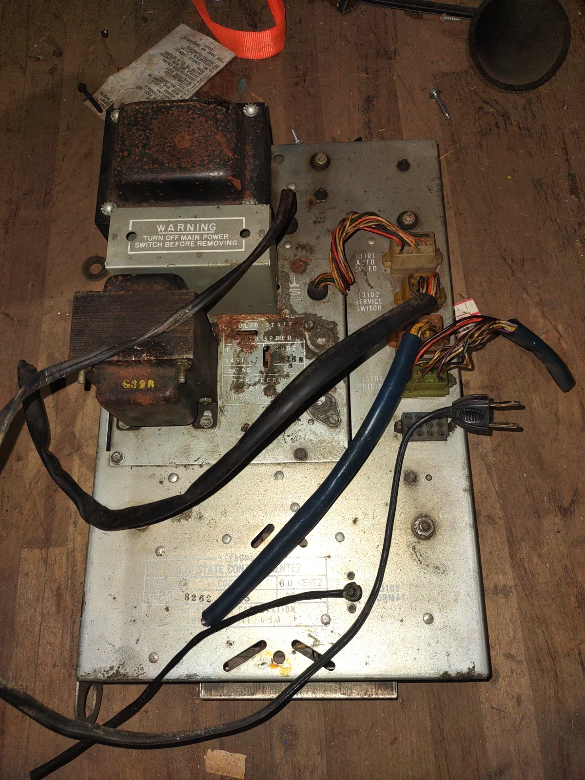 seeburg ls1 jukebox arcade pcb part #3
