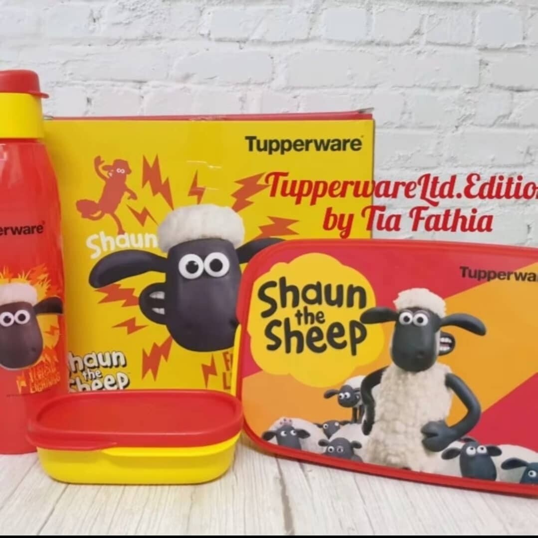 Tupperware My Lunch Shaun The Sheep Tiffin set For Kids red & yellow last piece