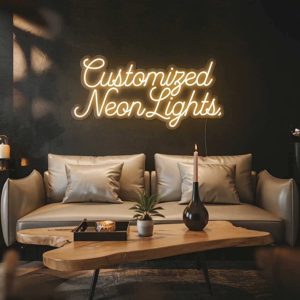 Custom Acrylic Neon Sign Personalized LED Light Wall Decor for Bars,Cafés & Home