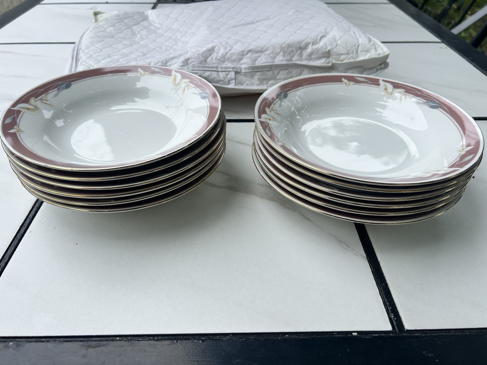 Majesty Collection Taupe Fantasy 8394 Soup/Pasta Bowls Set Of 12