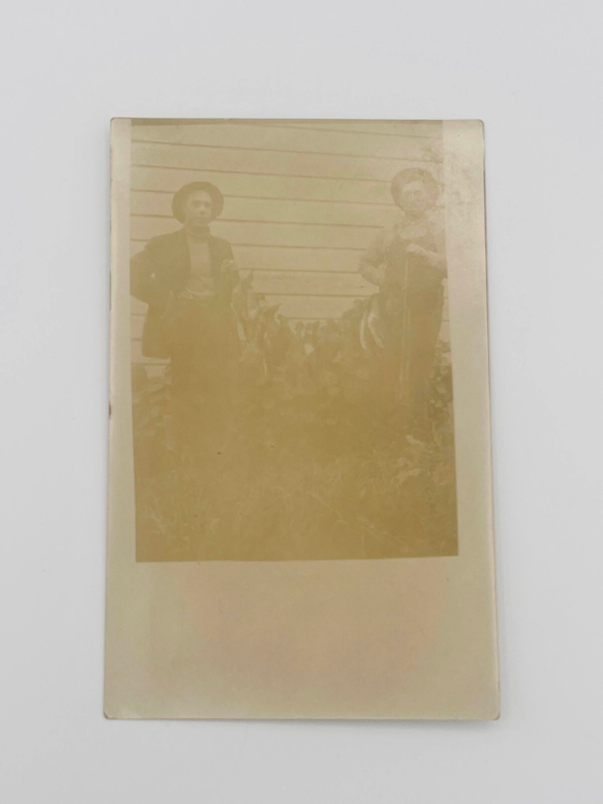 1910 RPPC Men with Fish Catch - Carlton Oregon Postmark, Yamhill River