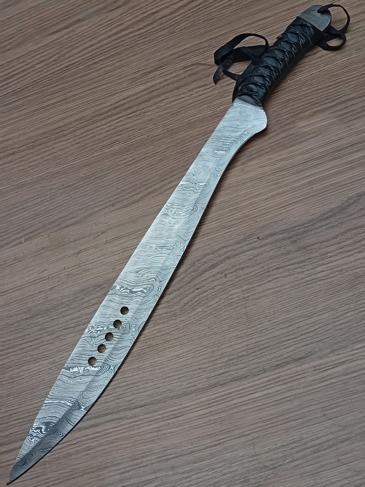 Custom Handmade Forged Damascus Steel Full Tang (THE BOOK OF ELi) Machete Sword
