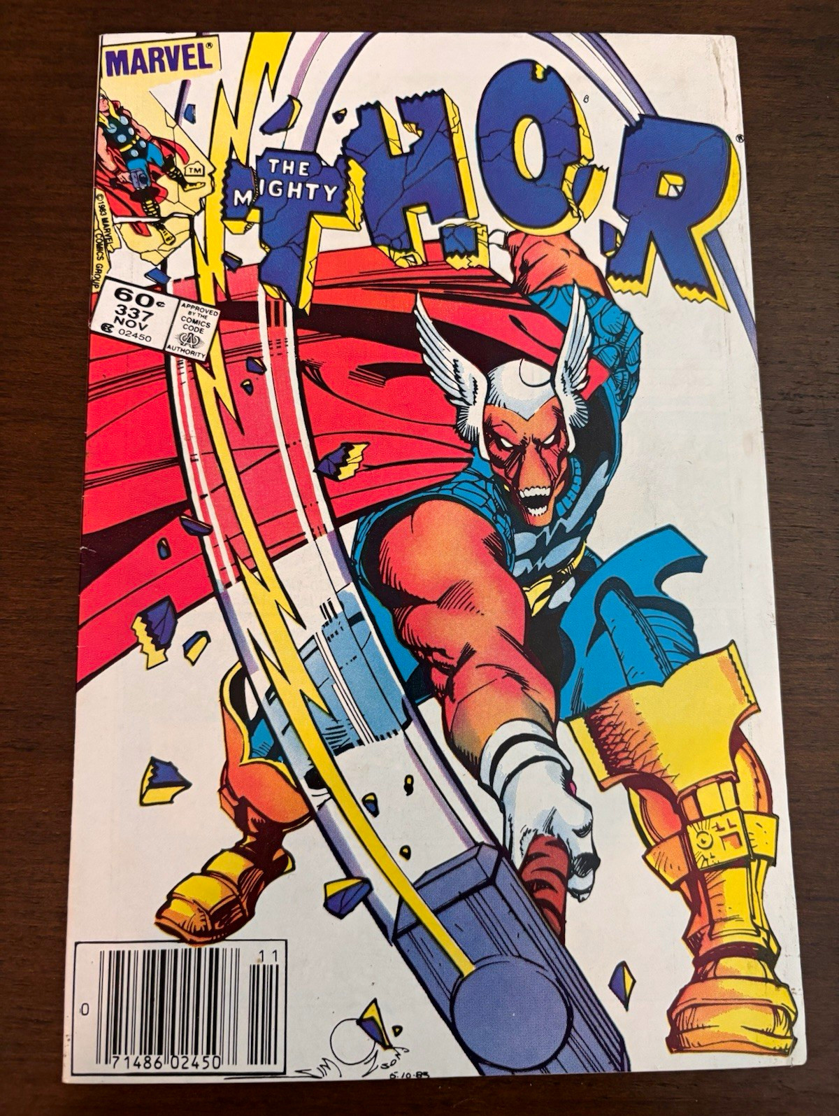 Thor #337 1983 Newsstand 1st Beta Ray Bill Walt Simonson Marvel Key
