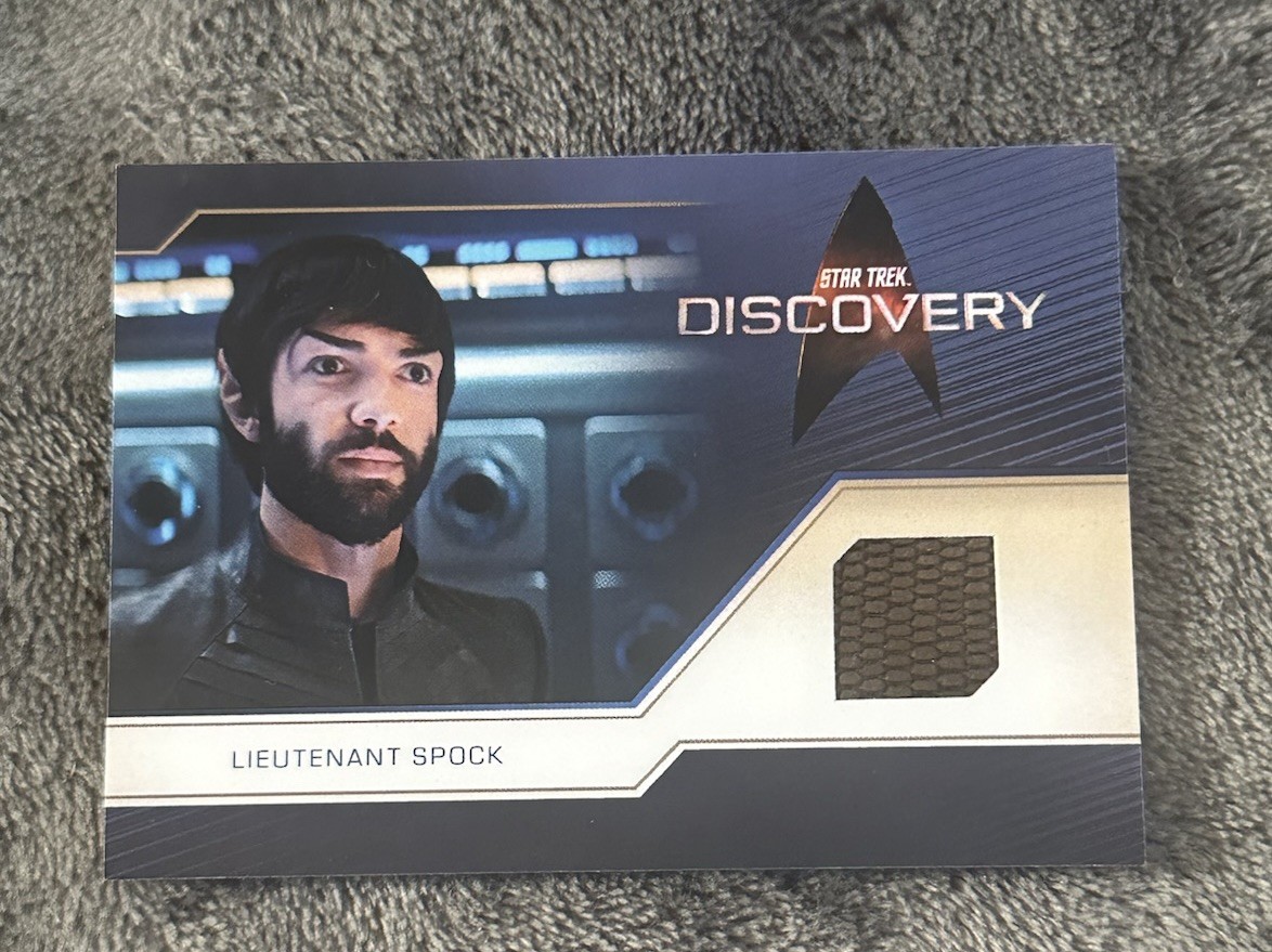 2022 Rittenhouse Star Trek: Discovery S3 Lieutenant Spock Costume Relics #RC60