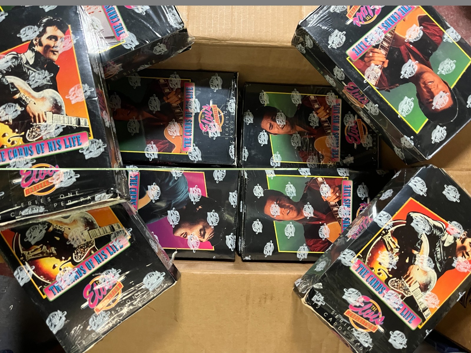 1992 ELVIS Presley Factory Sealed Boxes Series 1 Cards 24 Box Lot Case🔥King Rar