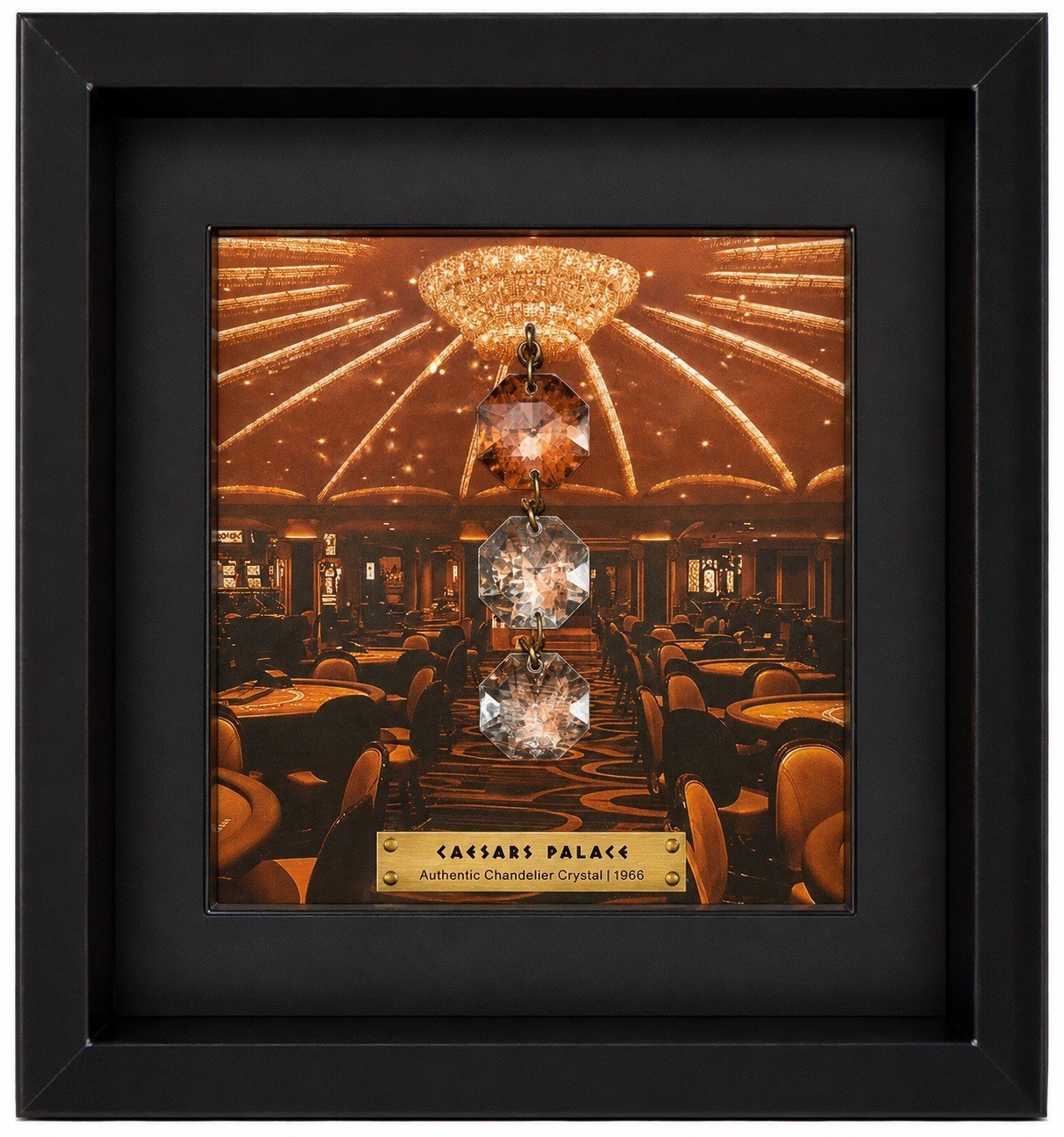 CAESARS PALACE Authentic Chandelier Crystal 1966 60th Anniversary Collectible