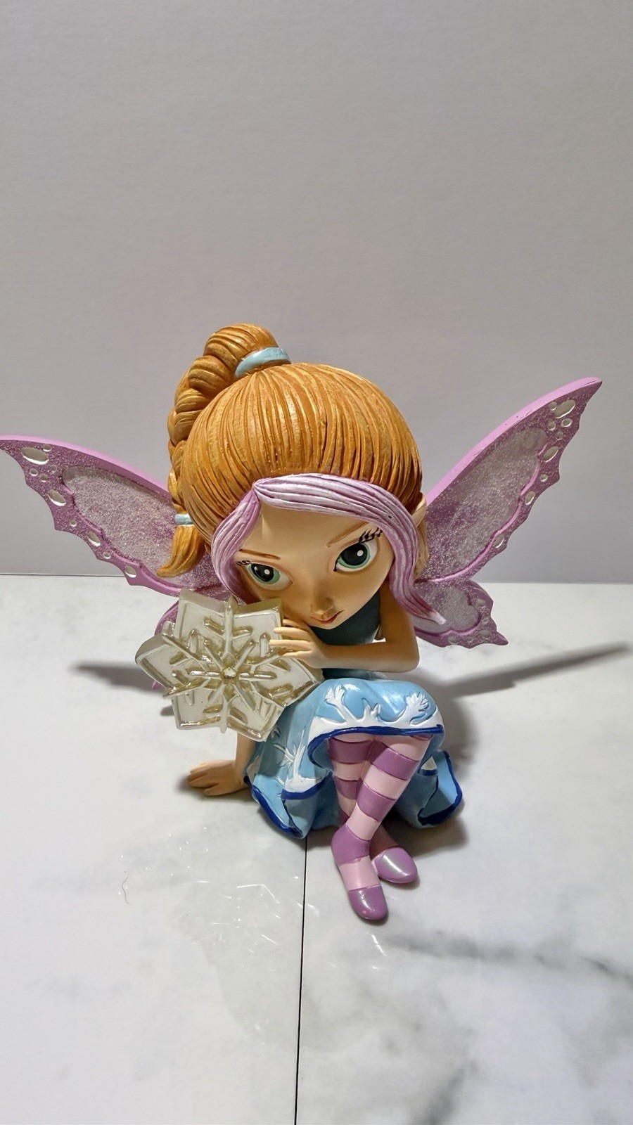 Drifts Of Enchantment Snow Fairy Figurine by Hamilton Jasmine Becket Griffith