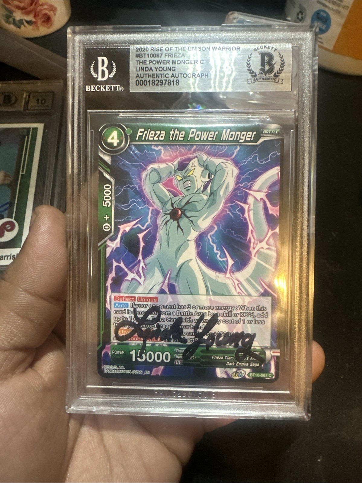 2020 Rise of The Unison Warrior Frieza The Power Monger C Linda Young Auto