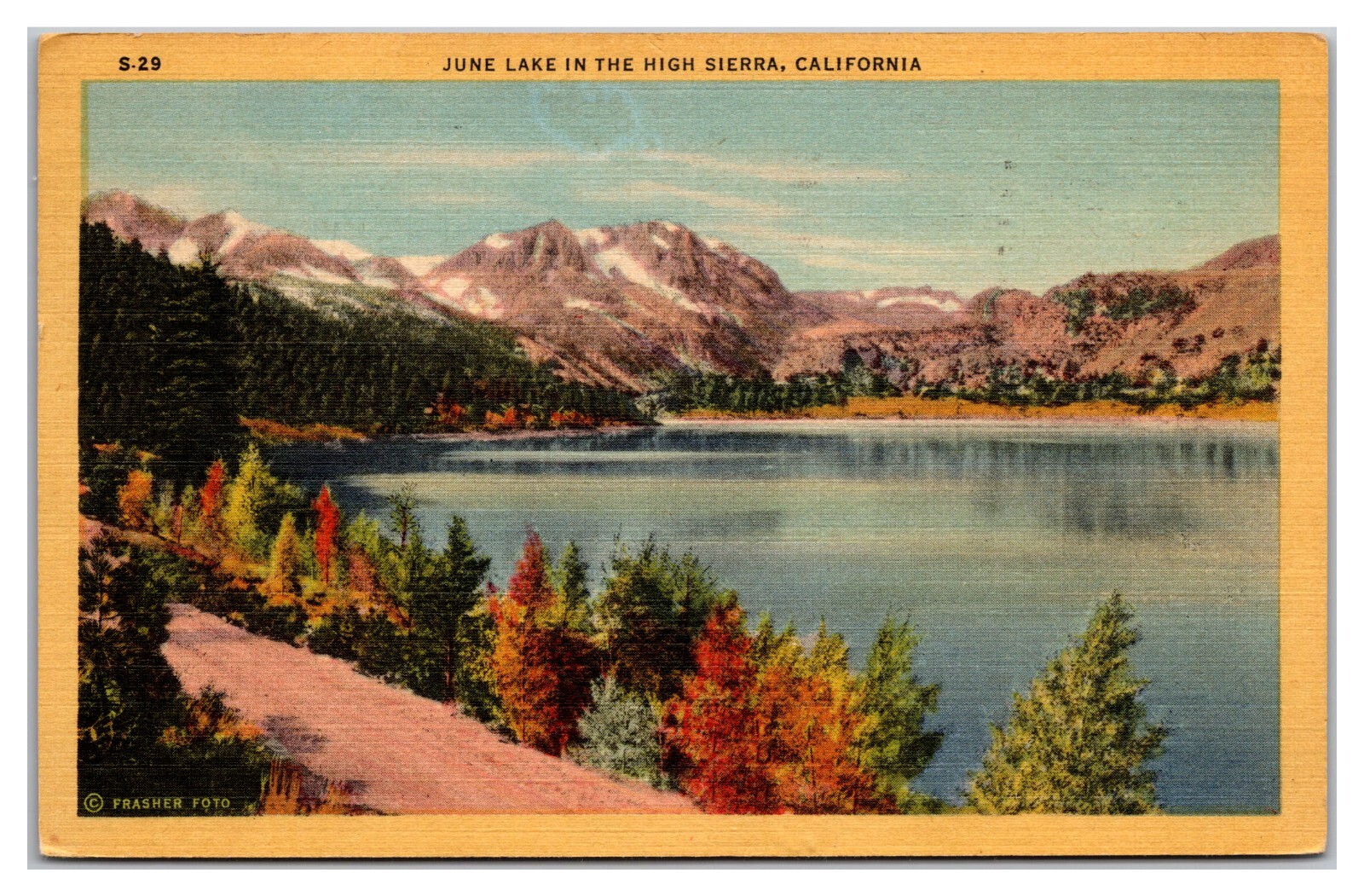 June Lake In The High Sierra, California