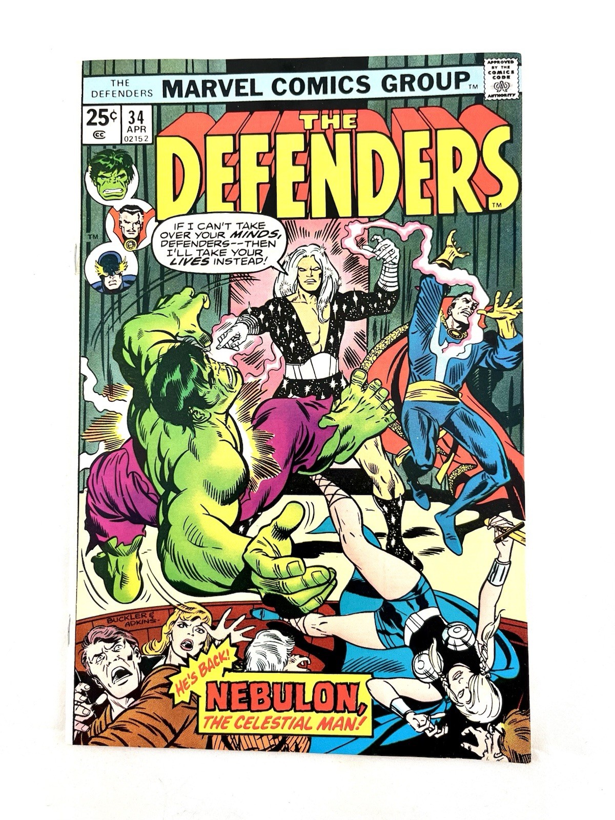 The Defenders #34 (Marvel Comics April 1976) NM 9.0(raw)