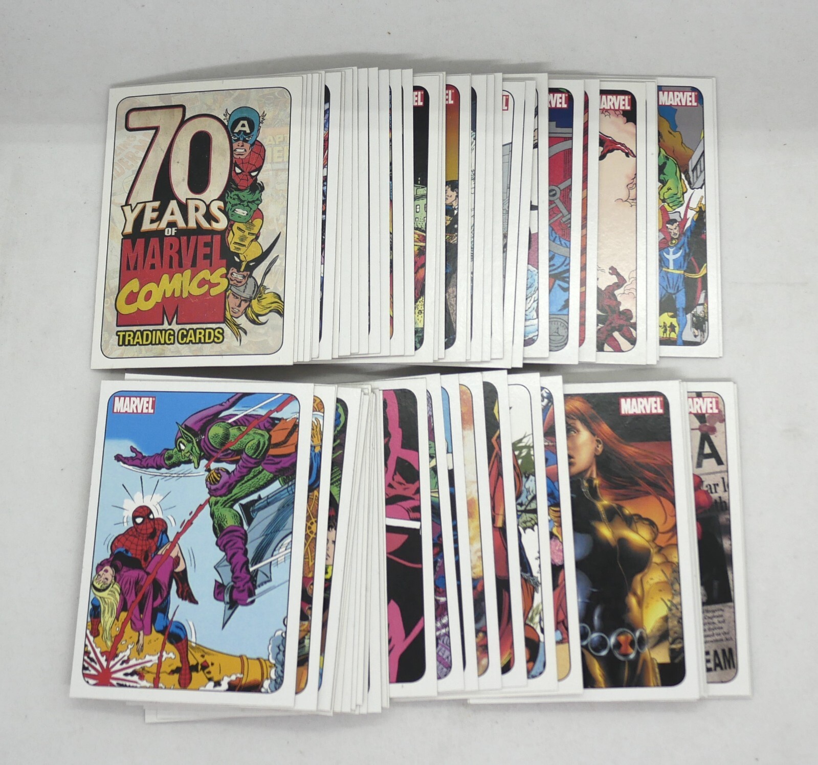 2010 RITTENHOUSE MARVEL 70 YEARS of MARVEL (1-72) COMPLETE SET w/9 CARD TRIBUTE