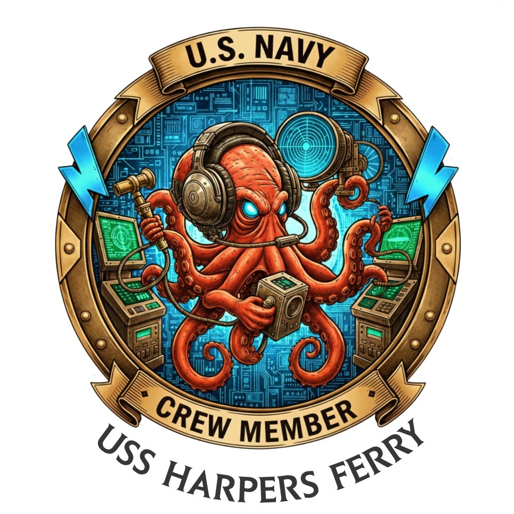USS Harpers Ferry Crew Member LSD US Navy Veteran Gift Pride 4