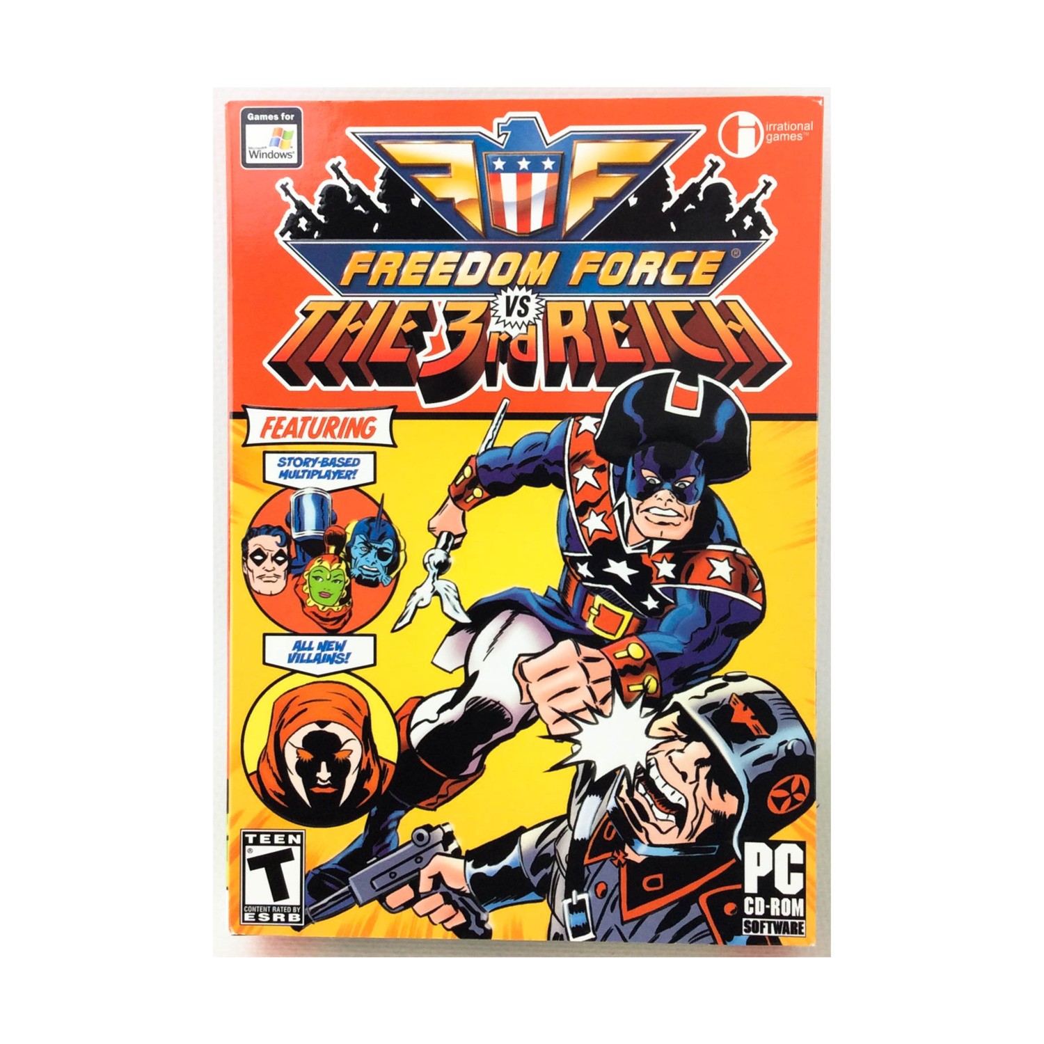 Sierra Computer Game Freedom Force vs. The 3rd Reich (PC CD-Rom) EX/NM