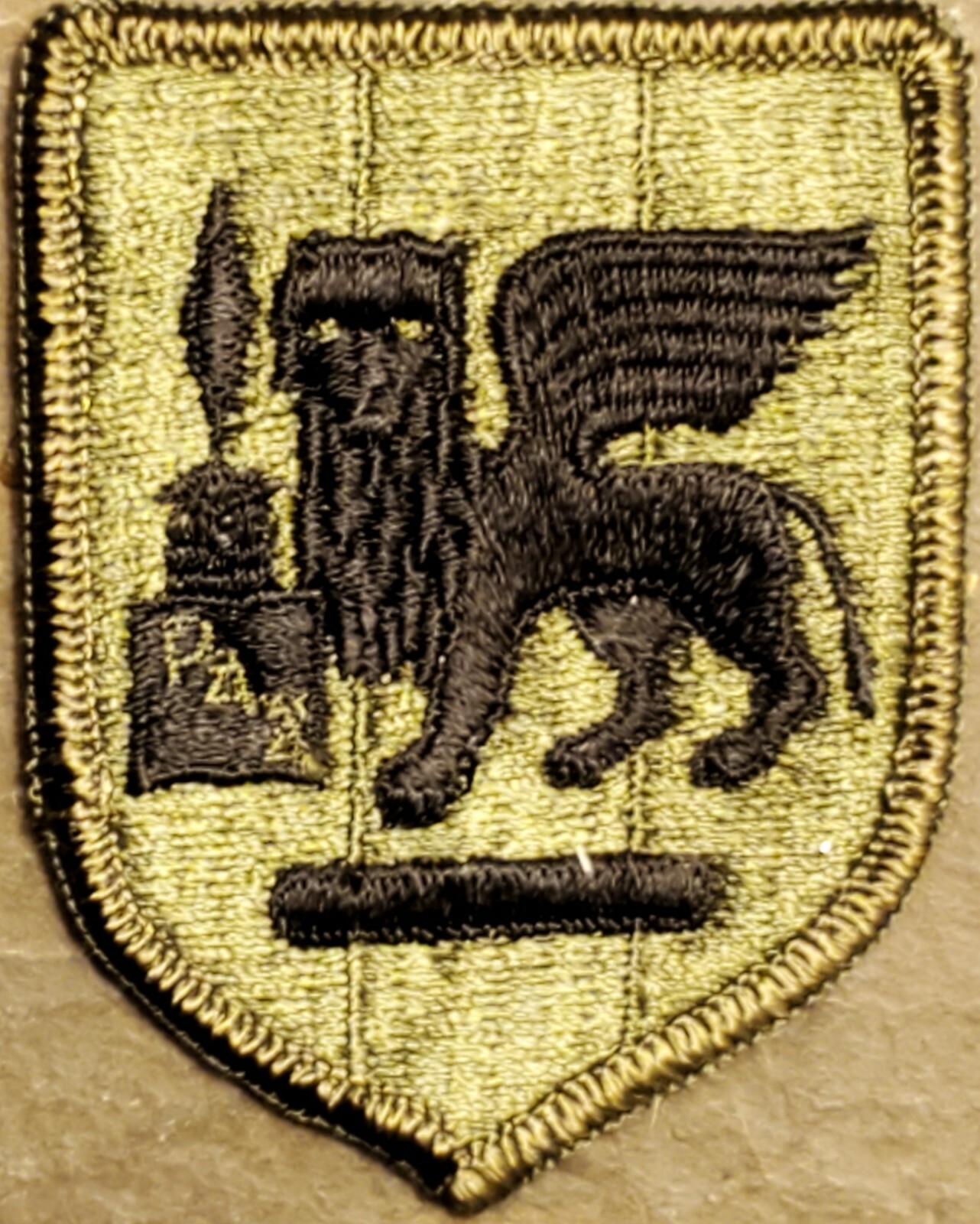 US Army Southern European Task Force SETAF AFRICA VTG OD Green & Black BDU patch