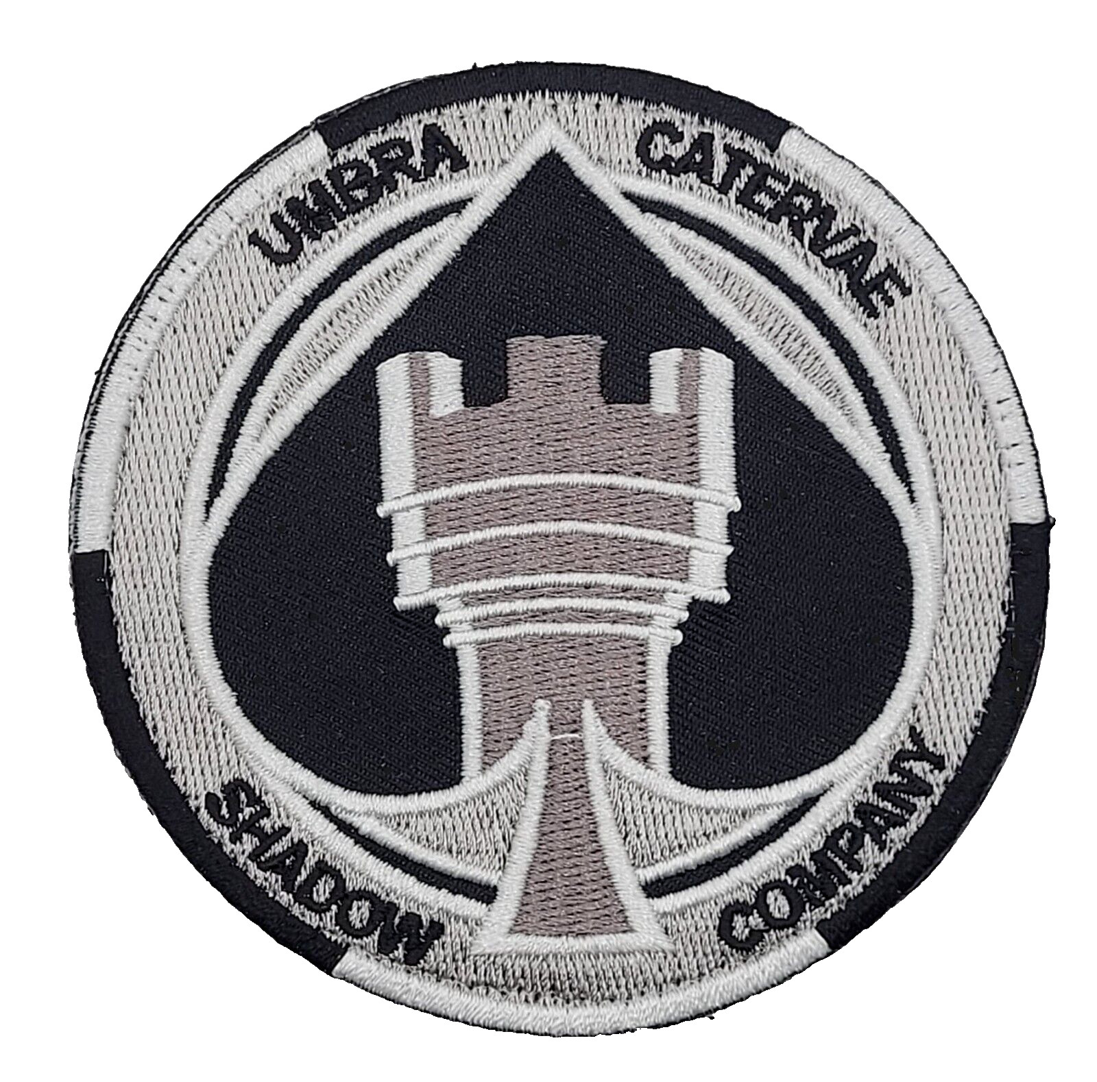 Call Duty Spade Shadow Company Patch (3.5 X 3.5 - Hook Backing -SC2)