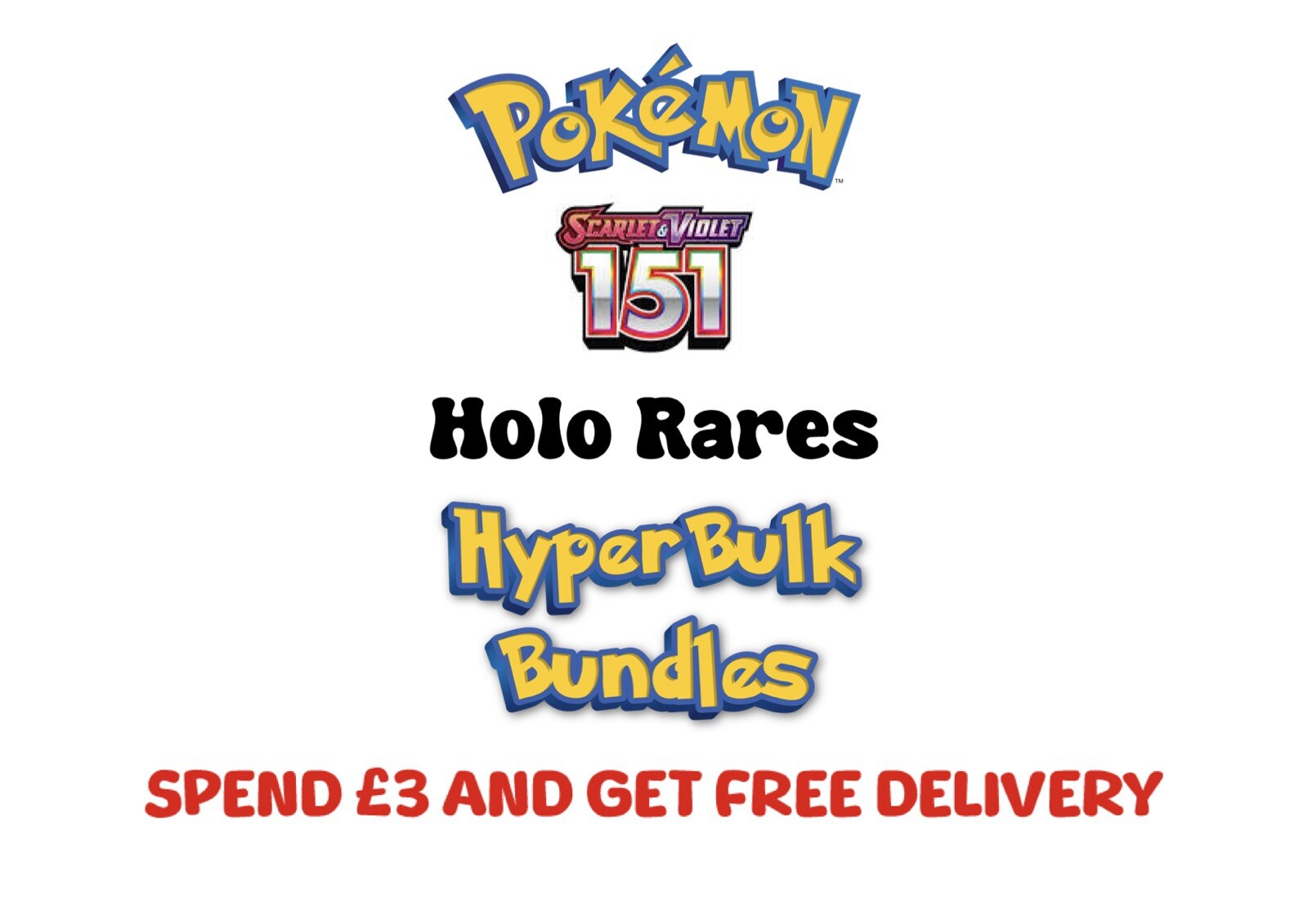 POKÉMON 151 HOLO RARES - ALL HOLOS AVAILABLE