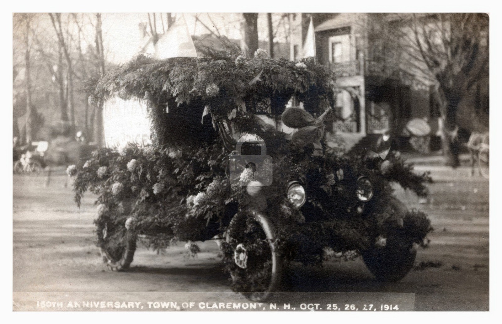 Claremont NH New Hampshire 150th Anniversary Parade RPPC Photo Postcard COPY
