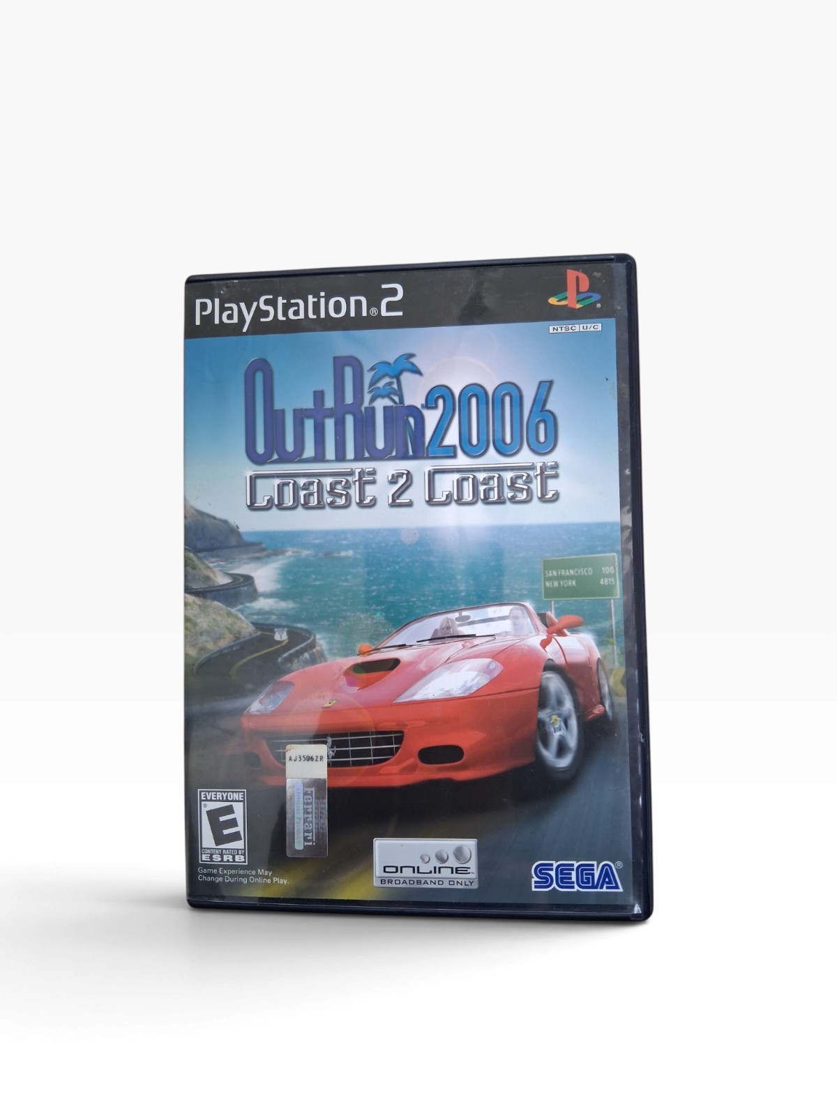 OutRun 2006: Coast 2 Coast (PlayStation 2, 2006) PS2 Game Disc & Case Tested