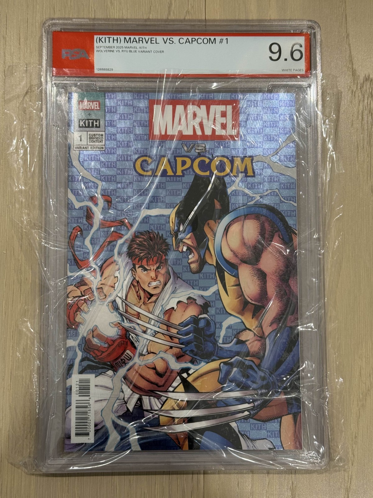 KITH MARVEL VS. CAPCOM (KITH) #1 SEPTEMBER 2025 BLUE WOLVERINE VS. RYU VARIANT 