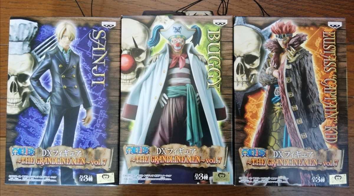 Instant Buy One Piece DX Figure THE GRANDLINE MEN vol.7 Sanji & Buggy & Usopp \'C