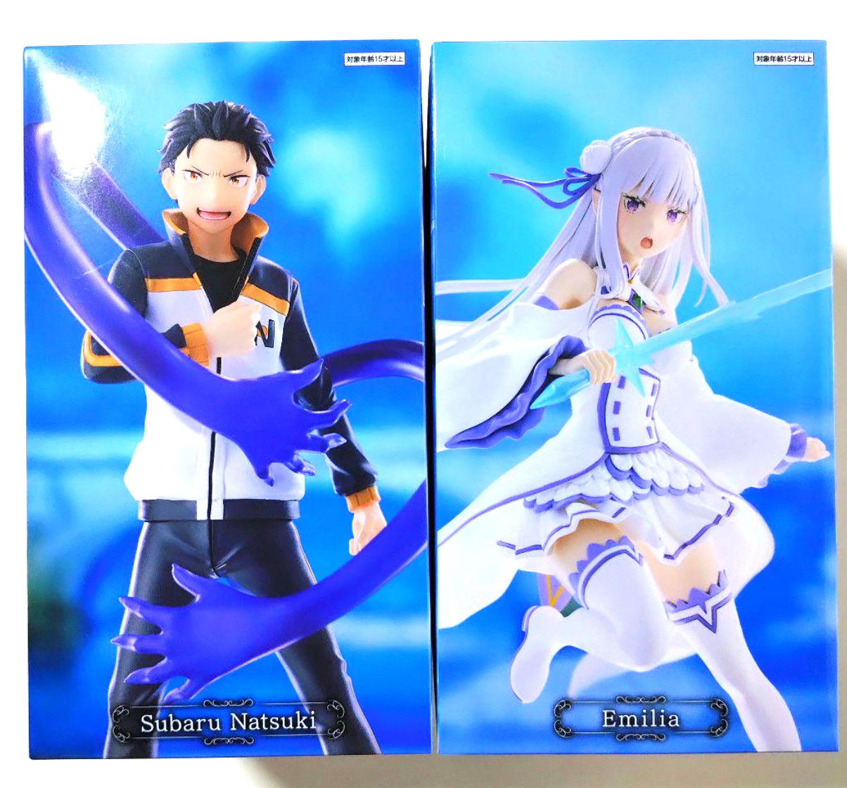 Re:ZERO Starting Life in Another World Emilia & Subaru Set JAPAN NEW