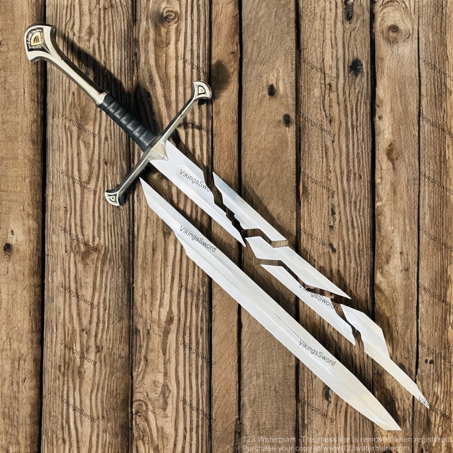Narsil Sword Broken Shards Hobbit  King Aragorn 52 Inches Lord of the Rings Gift