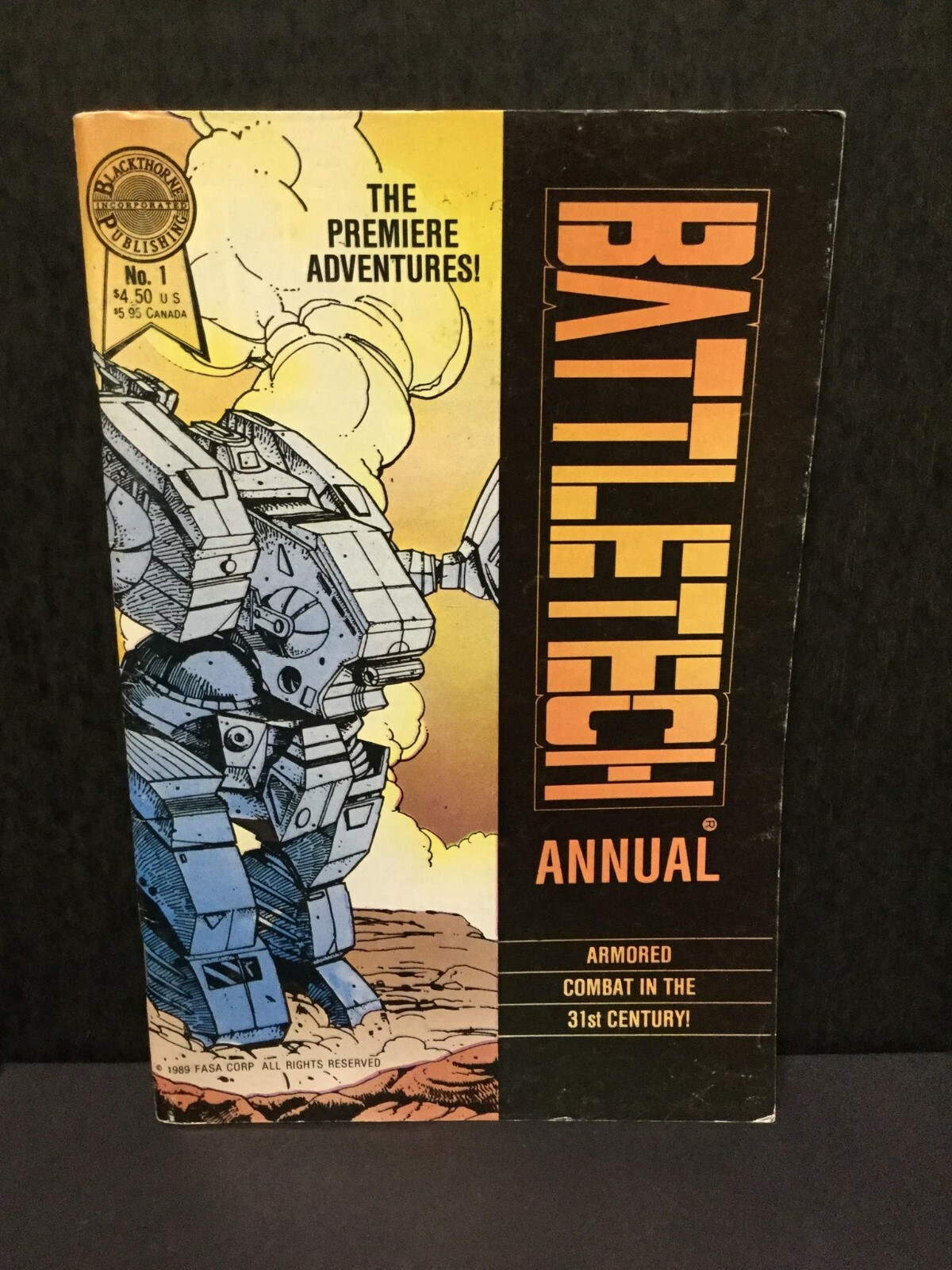 BATTLETECH Annual #1 1989 The Premier Adventures Blackthorne