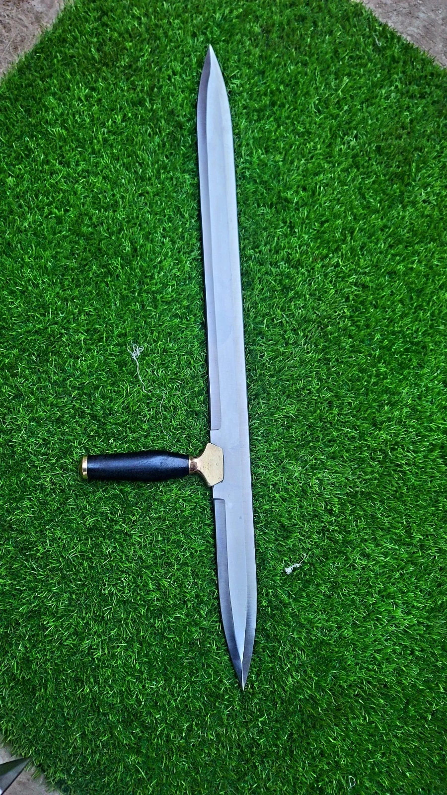 Custom Handmade Carbon Steel Hellboy Kroenen Sword Hunting Camping Sword