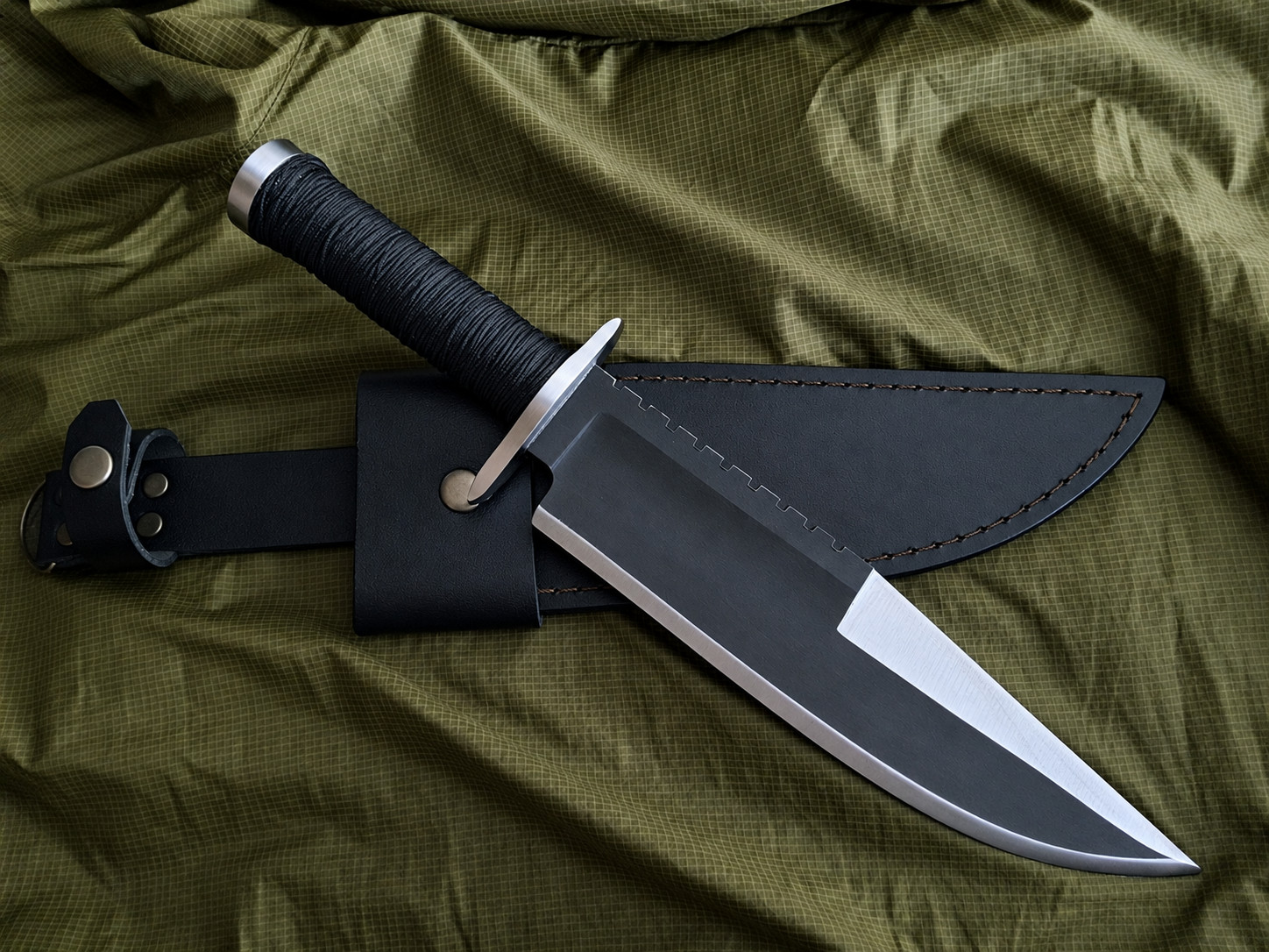 DBAD Customized Rambo First Blood Part 2 Knife; 5160 HC, KHHI handmade
