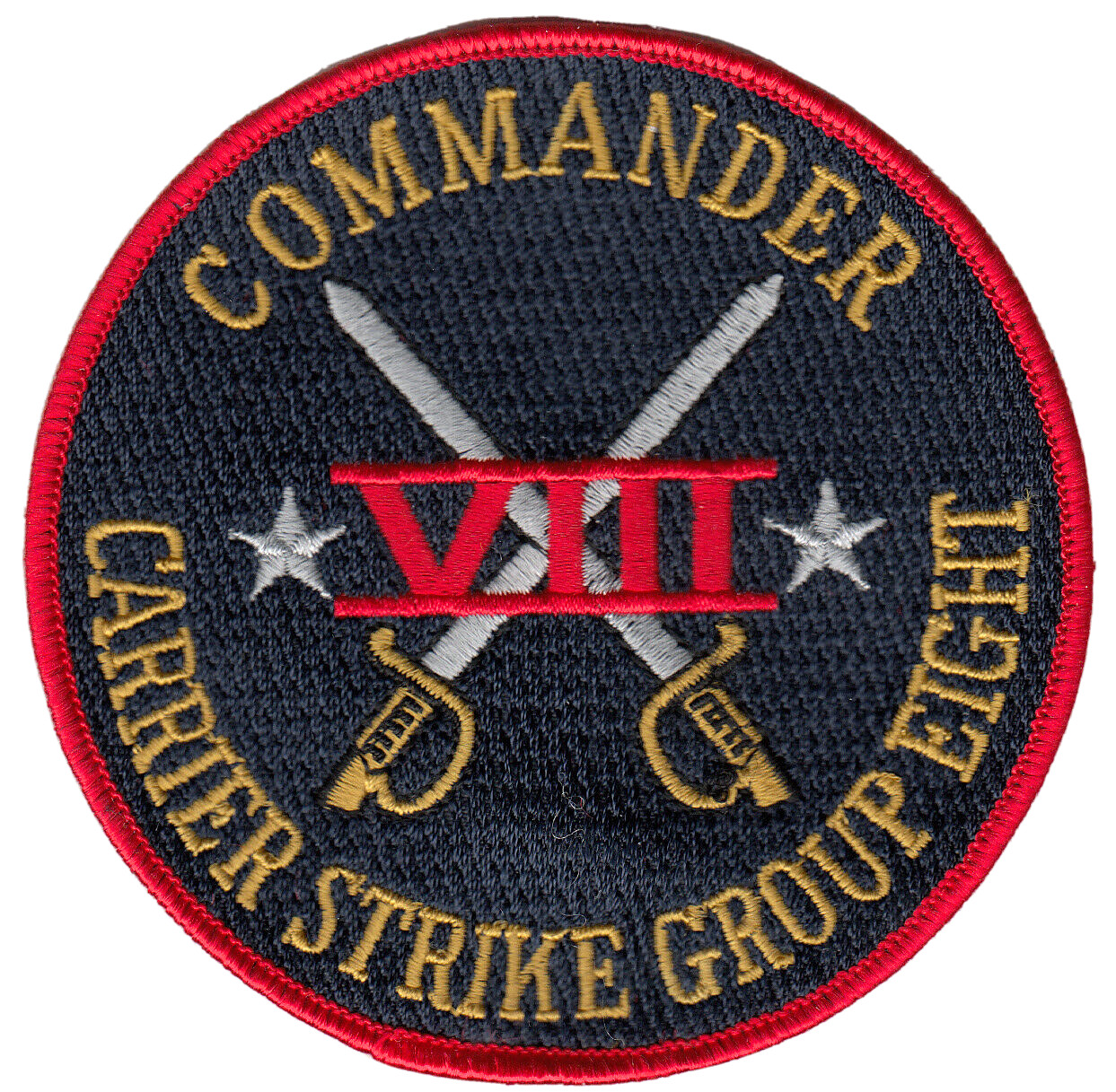 COMMANDER CARRIER STRIKE GROUP EIGHT CHEST PATCH 
