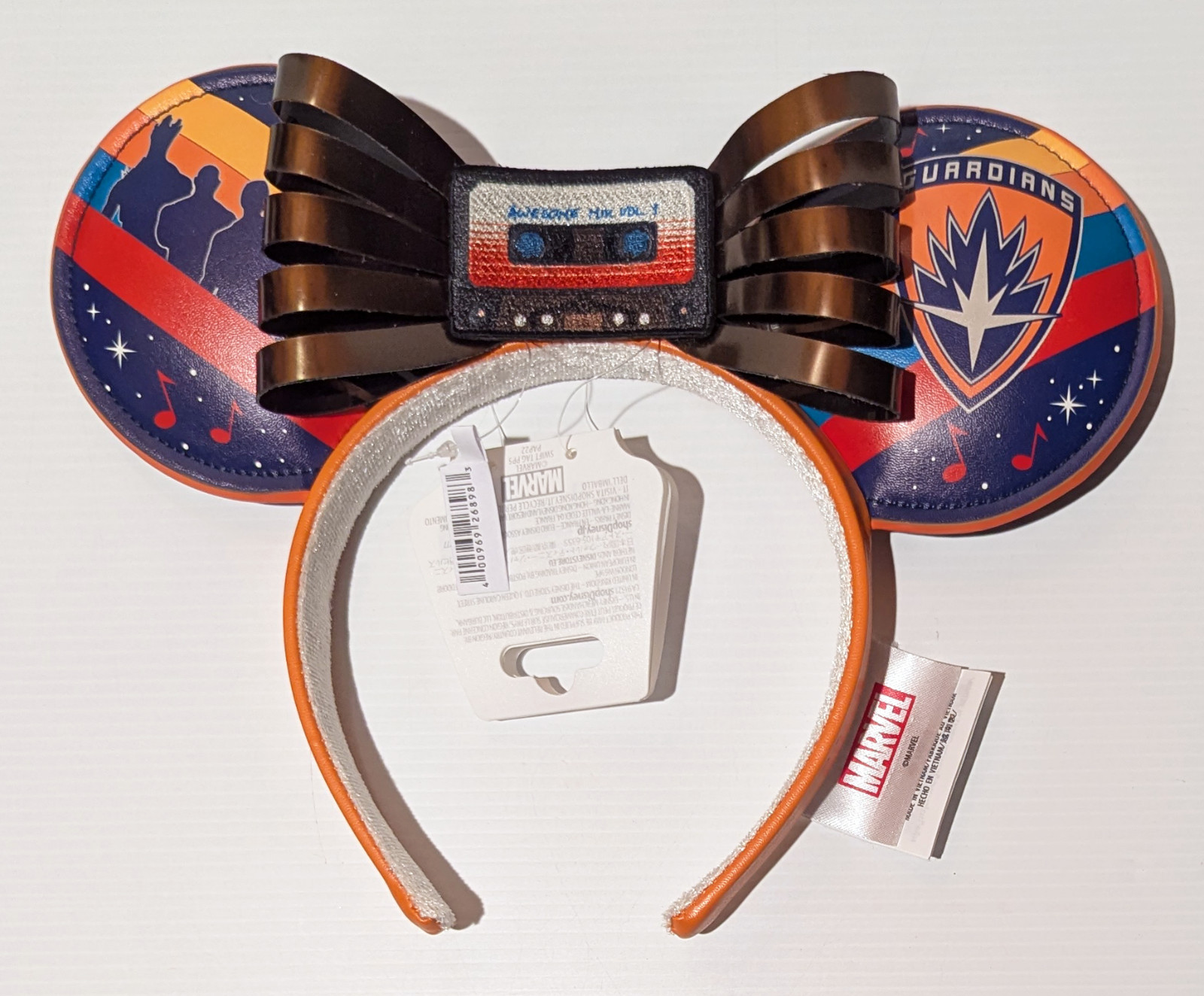 Disney World Guardian of Galaxy Cosmic Rewind Ears Mixtape (NWT)