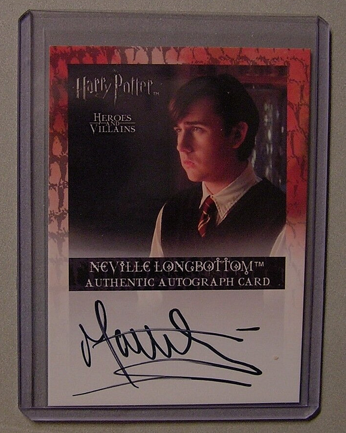 Harry Potter-Matthew Lewis-Neville Longbottom-H&V-Movie-Signature-Autograph Card