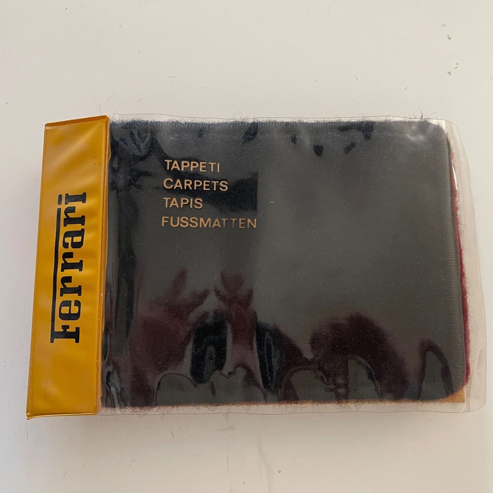 Vintage 1981 Ferrari Carpet Sample Book Saf Tappeti Modena Italy Automobilia
