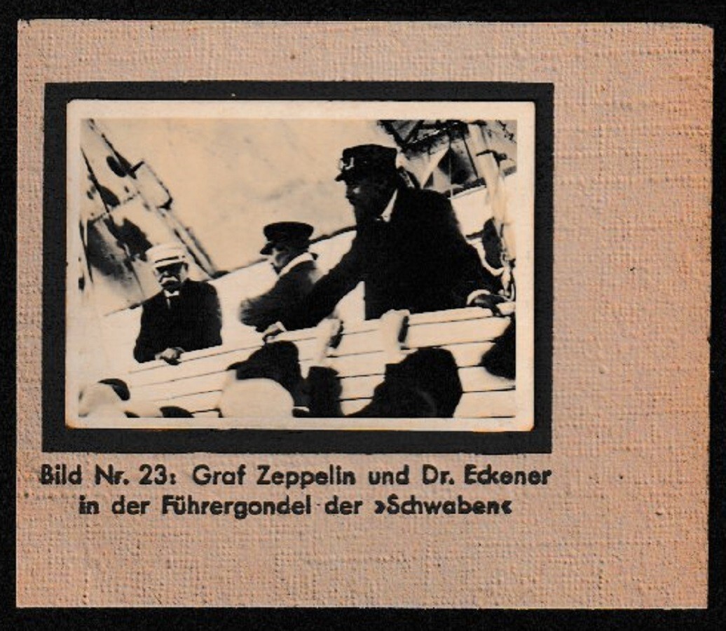 Germany 1932\'s Graff Zepplin Dr Eckener photographic Ciggarette card