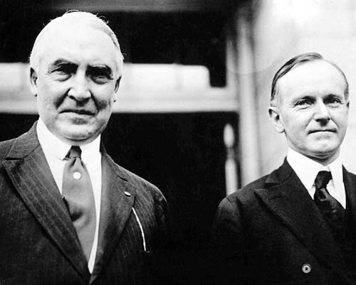 Warren Harding and Calvin Coolidge Photo