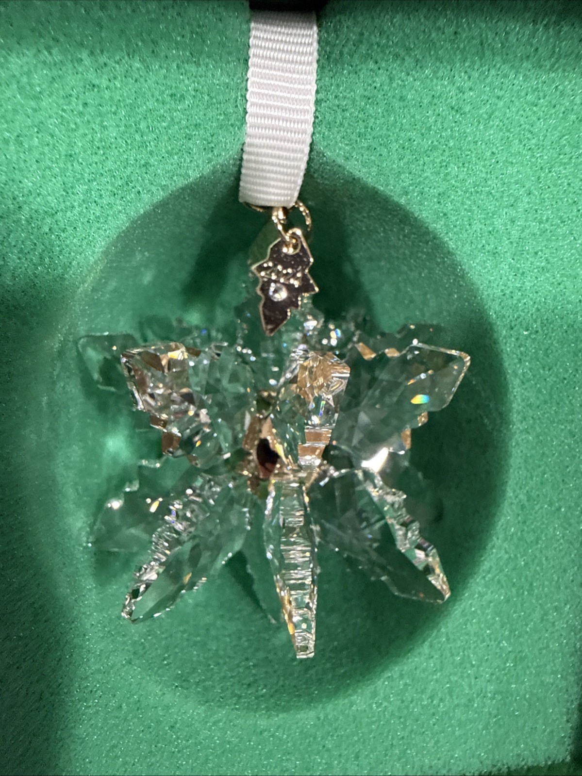 Swarovski Crystal 2024 ANNUAL EDITION 3D Christmas Ornament 5674347 NEW