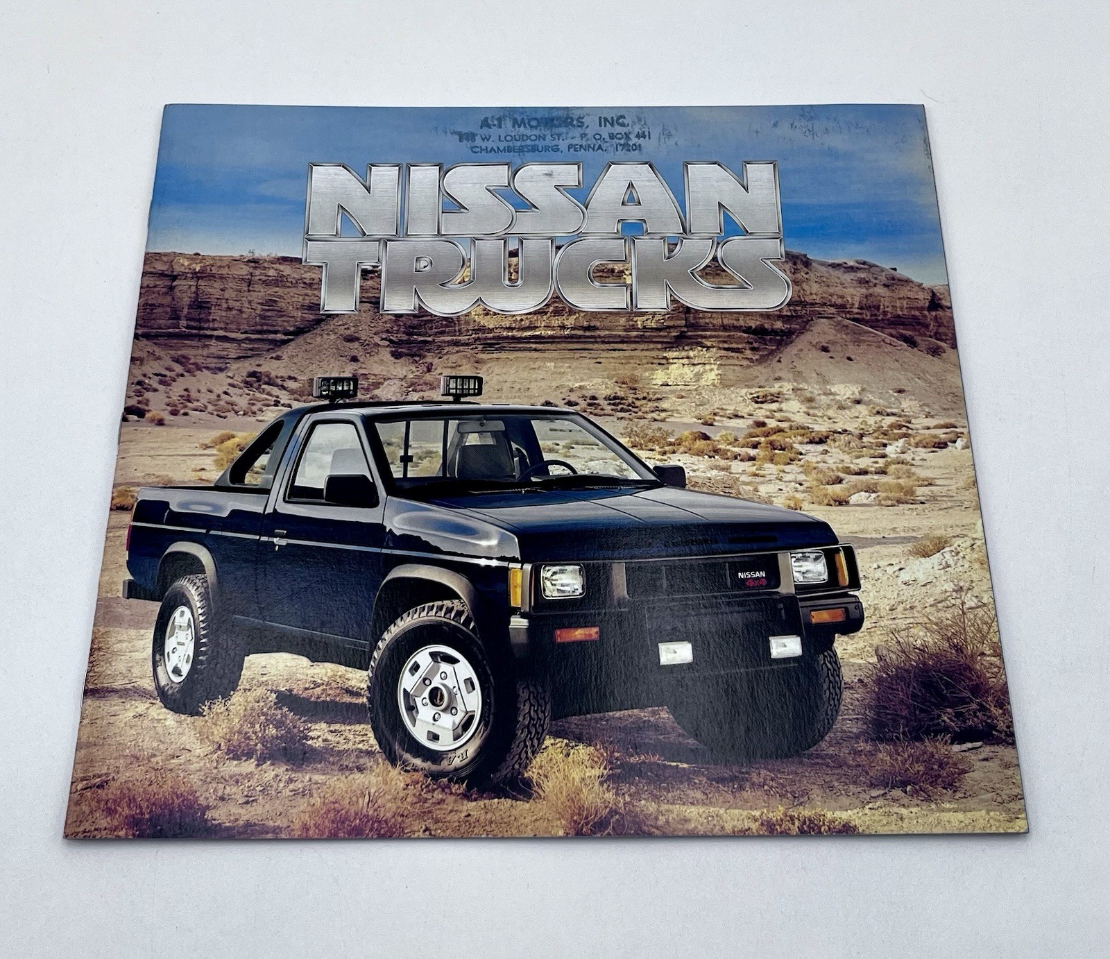 Vintage 1987 Nissan Trucks Hard Body Dealer Brochure Old Stock Nice Condition