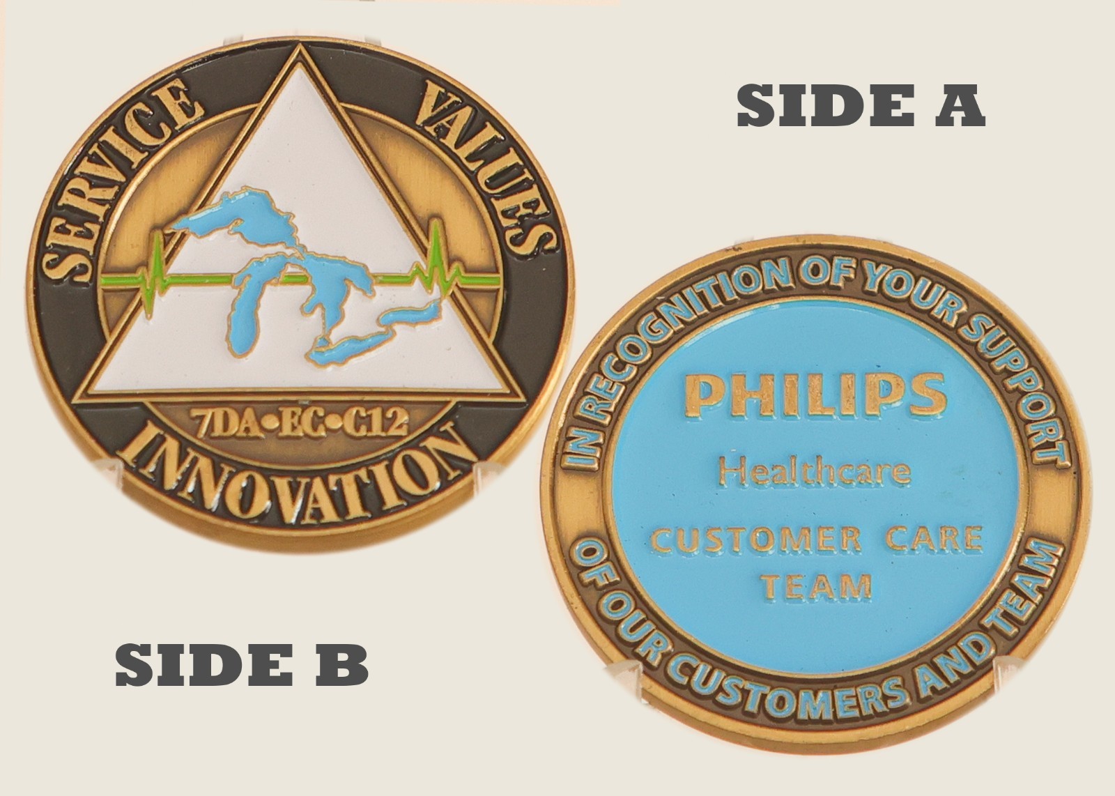 Philips Healthcare Customer Care Team 7DA-EC-C12 Challenge Coin  1#16